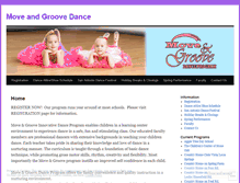 Tablet Screenshot of moveandgroovedance.com